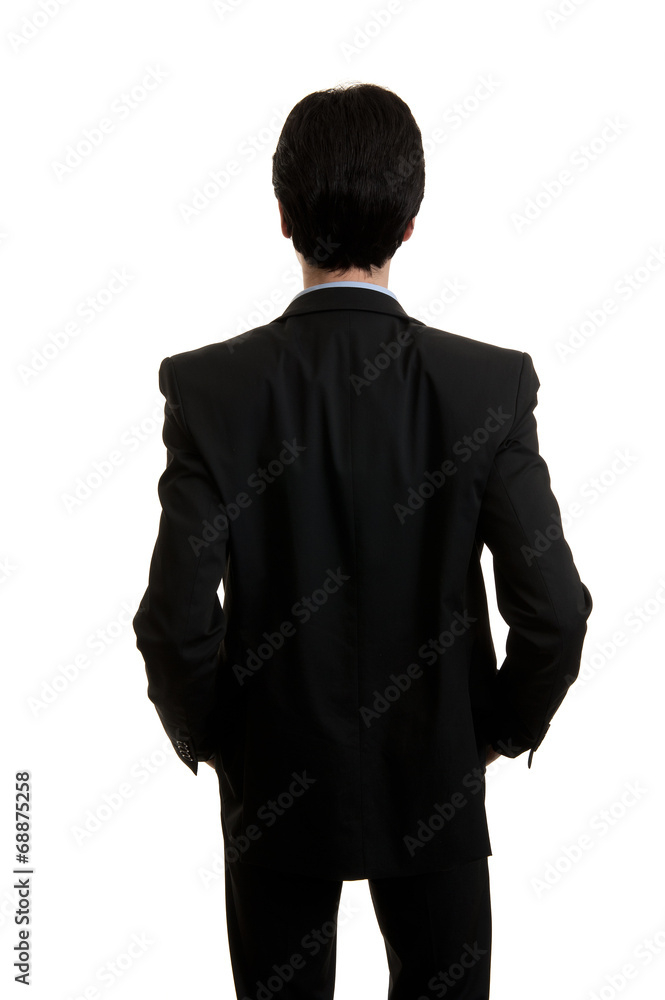 business man from the back business man from the back