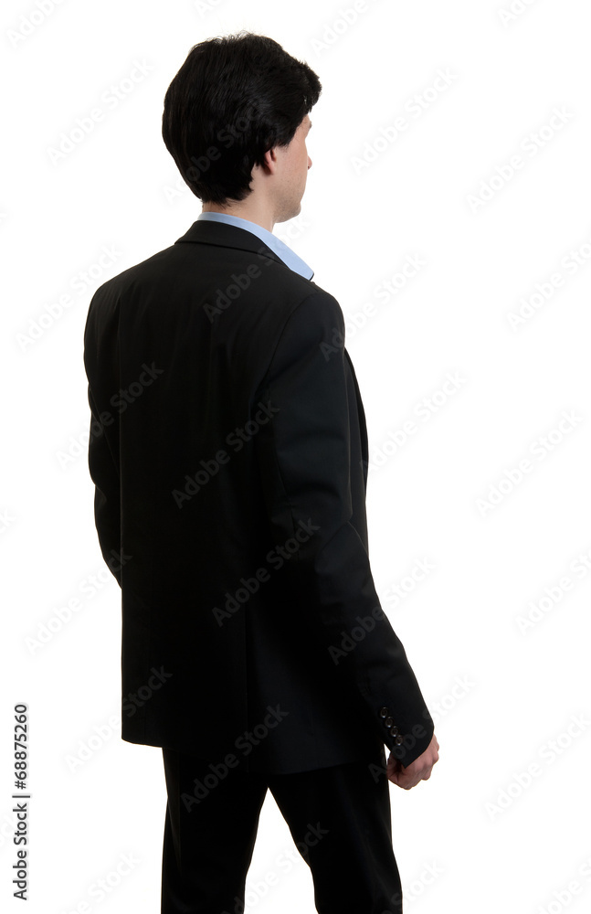 business man from the back business man from the back