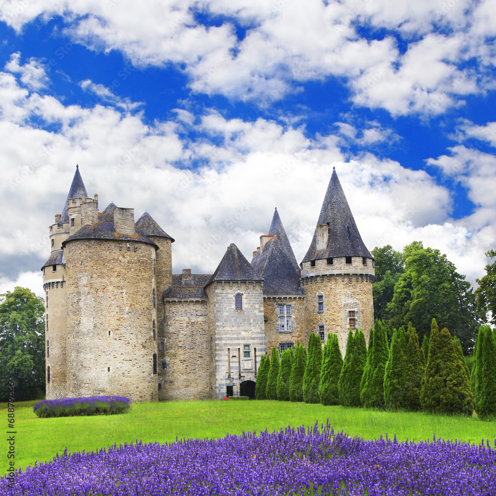 impressive medieval castles of France, Dordogne region