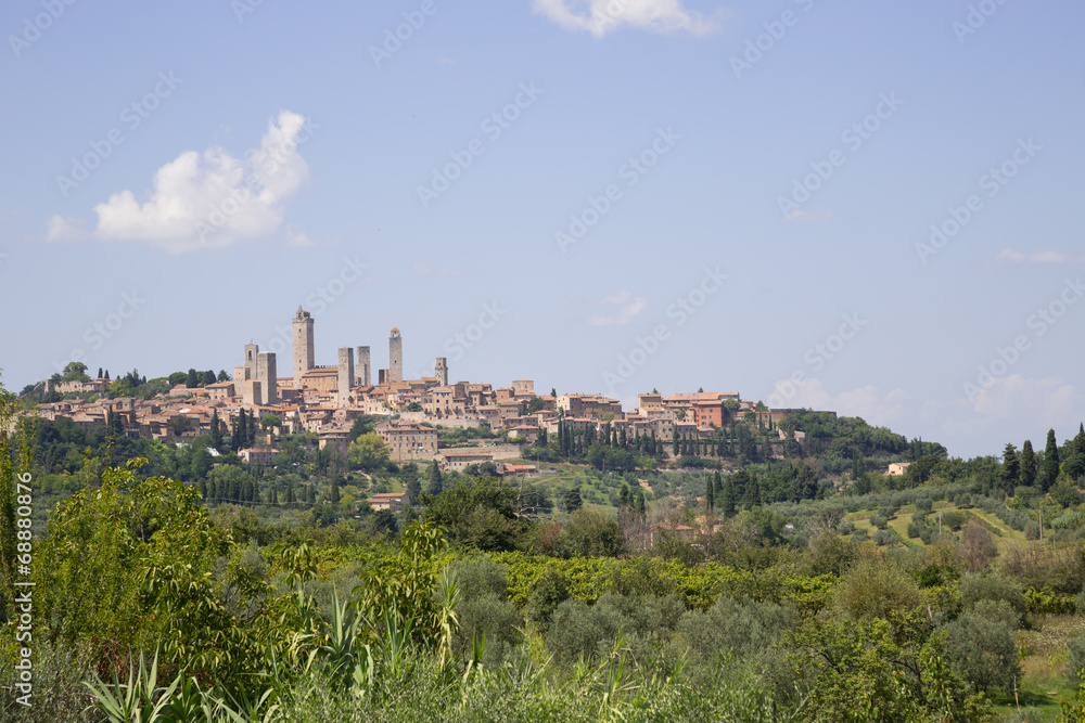 Typical Village of San Gimignano
