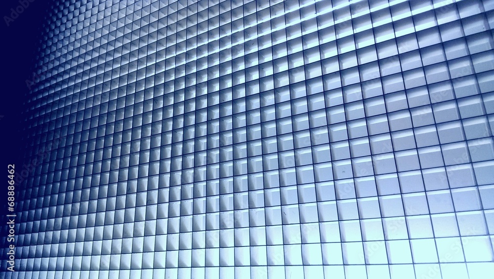 Abstract architecture background, blue square pattern Abstract architecture background, blue square pattern