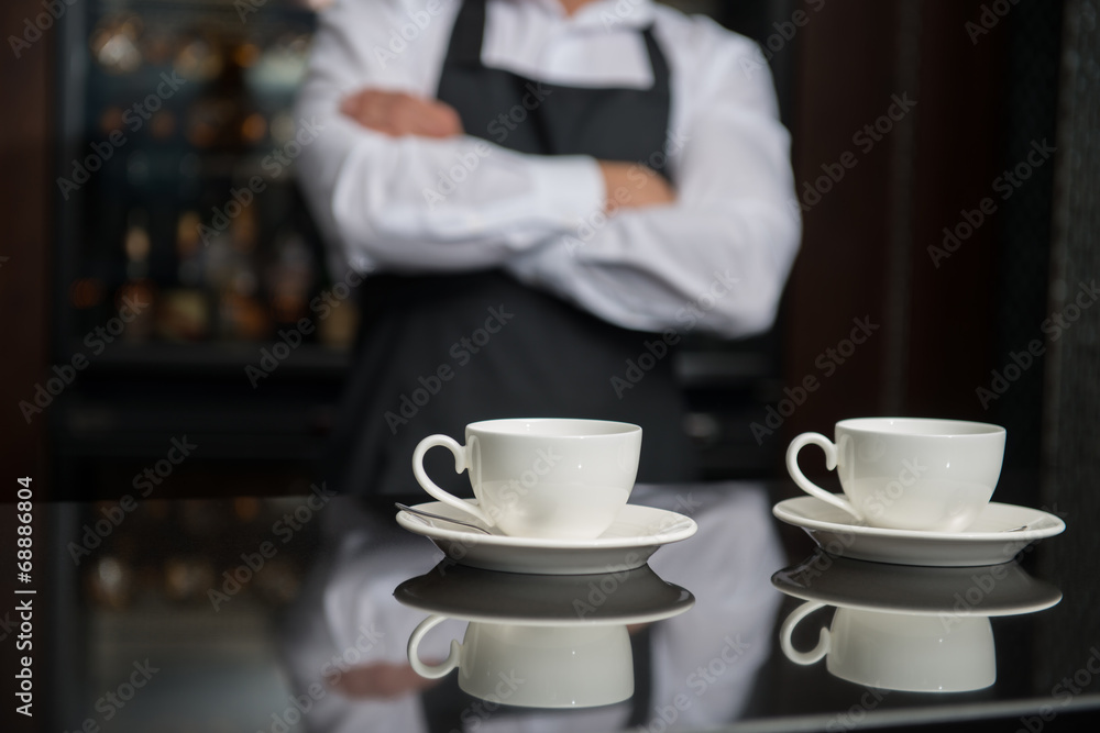 Barista doing your coffee Barista doing your coffee