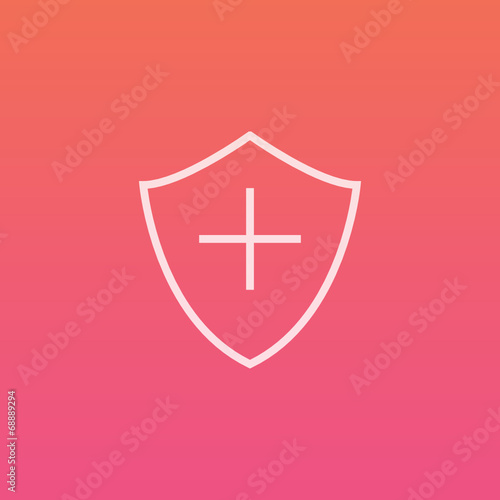 Medical Shield - Finely crafted line icons