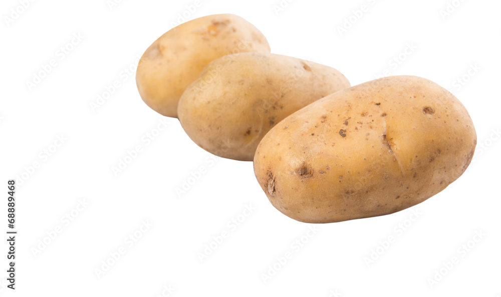 Sweet potato over white background Sweet potato over white background