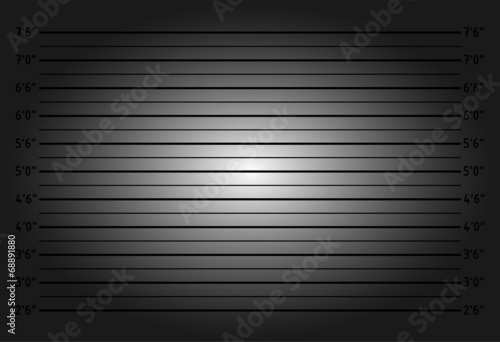 Police lineup or mugshot background - dark version