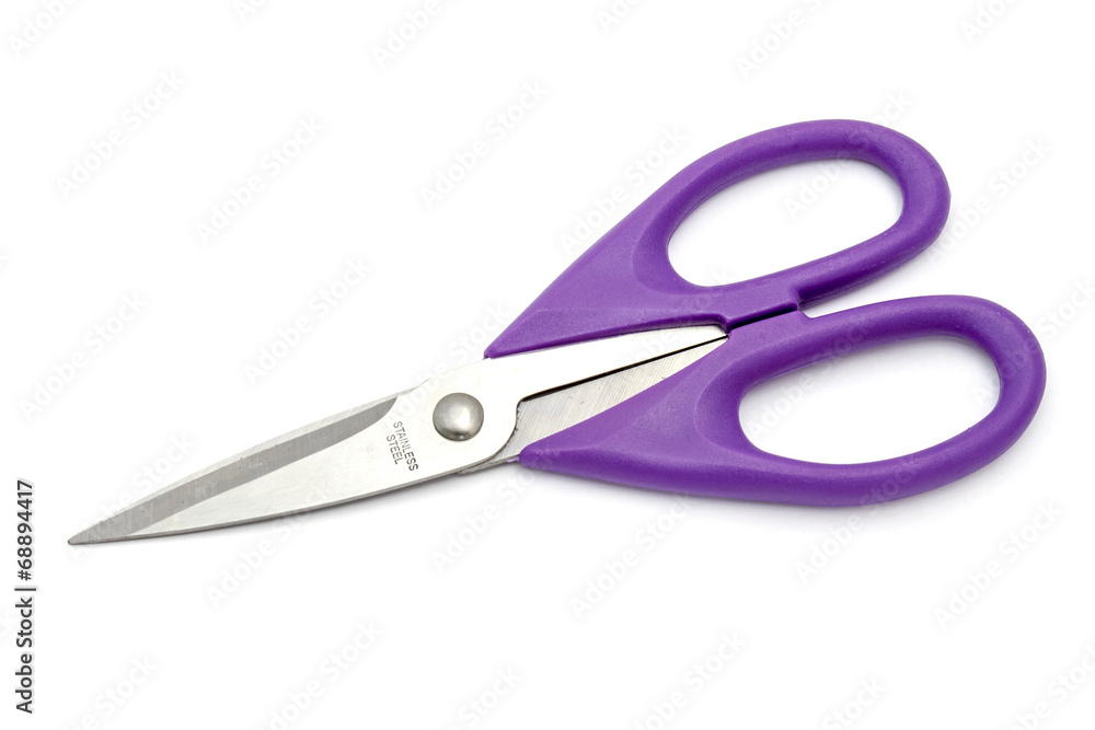 Obraz premium Purple scissors