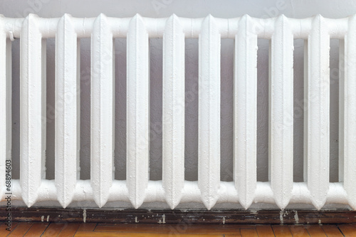 cast-iron radiator of water heating