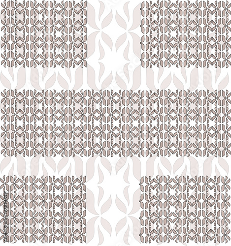 Ornament from the petals (brown)