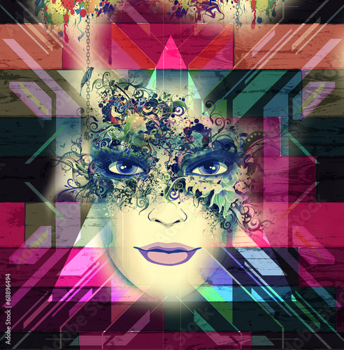 яркий абстрактный фон