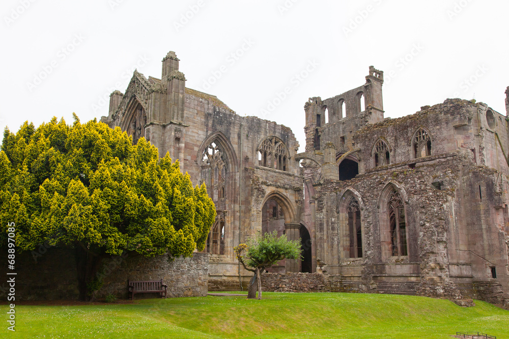 Fototapeta premium Ruins of an old monastery