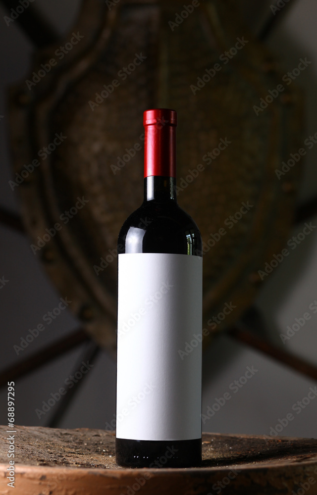 Bottle of red wine