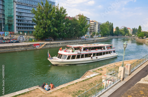 Photography Danube Canal. Vienna. Austria