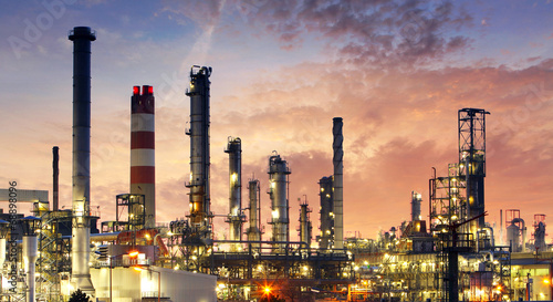 Fotografia, Obraz Factory - oil and gas industry