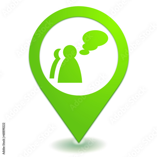 témoignages sur symbole localisation vert