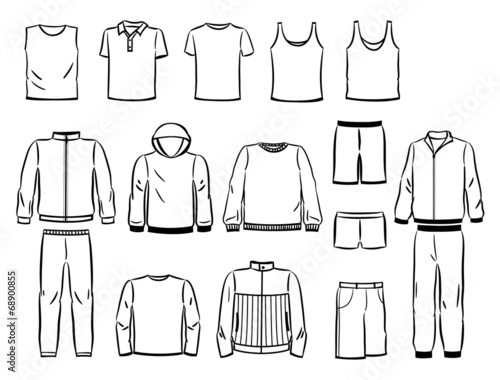 Contours of male sports style