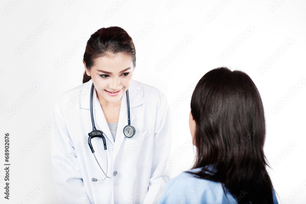 women doctor talking to a patient women doctor talking to a patient