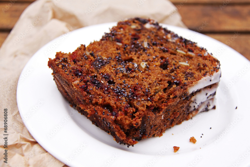 ein stück früchtekuchen ein stück früchtekuchen