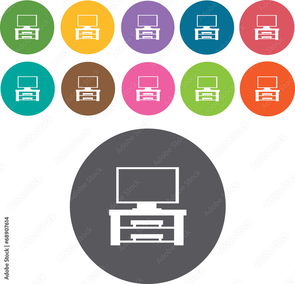 Furniture Icons Set. Illustration eps10 Furniture Icons Set. Illustration eps10