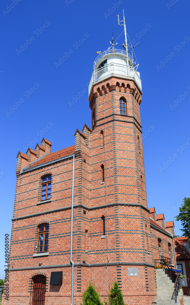 Lighthouse Ustka, Baltic coast, Poland