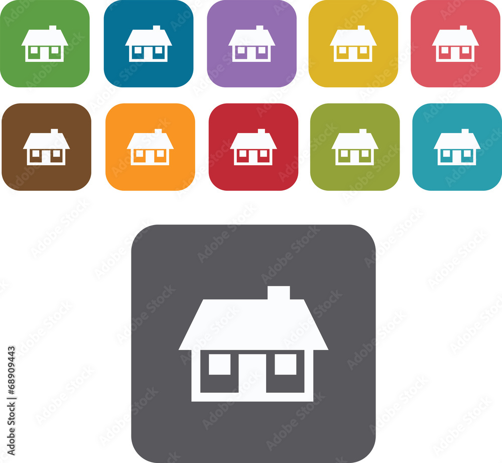 House Building Icons Set. Illustration eps10 House Building Icons Set. Illustration eps10