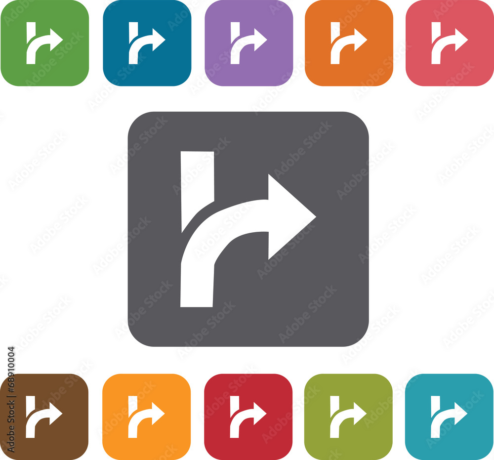 Map Icons and Location Icons set. Rectangle colorful 12 buttons. Map Icons and Location Icons set. Rectangle colorful 12 buttons.