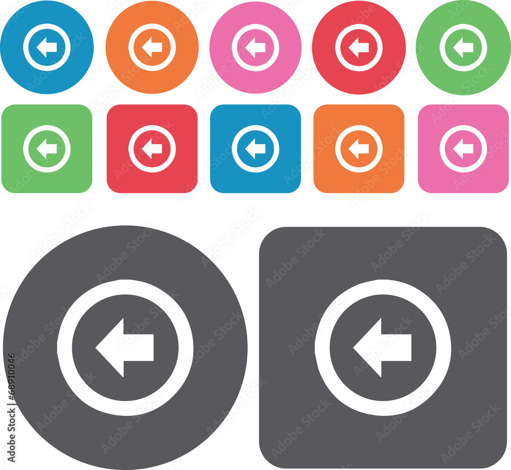 Arrow sign icon set. Illustration eps10 Arrow sign icon set. Illustration eps10