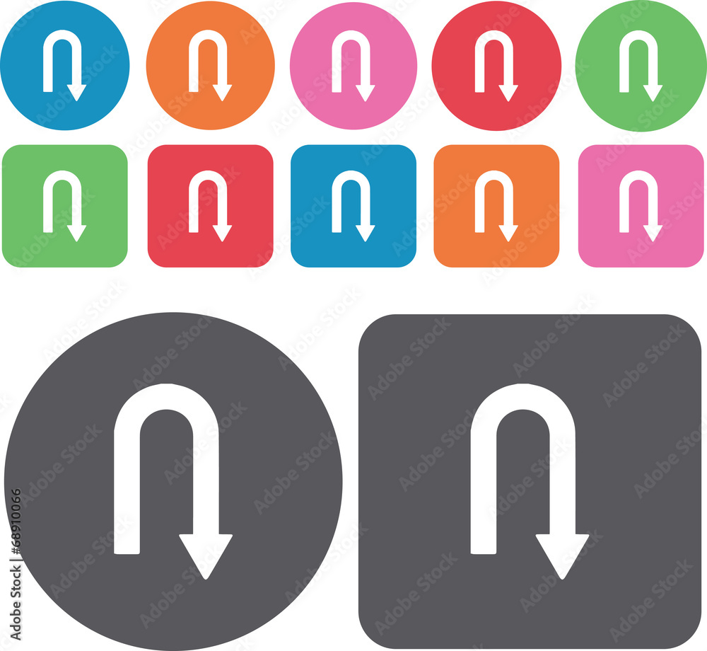 Arrow sign icon set. Illustration eps10 Arrow sign icon set. Illustration eps10