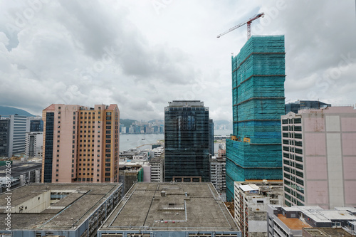 Photography office buildings at day, hongkong