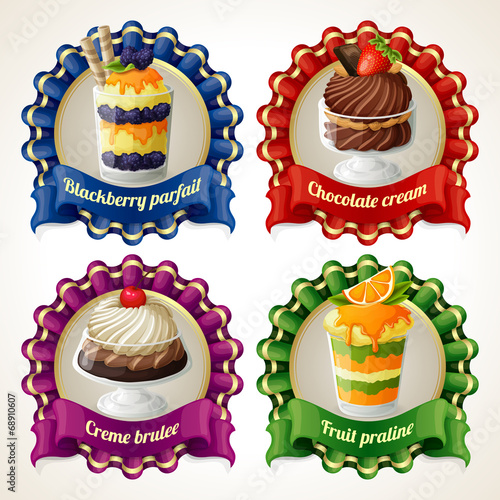 Sweets ribbon banners