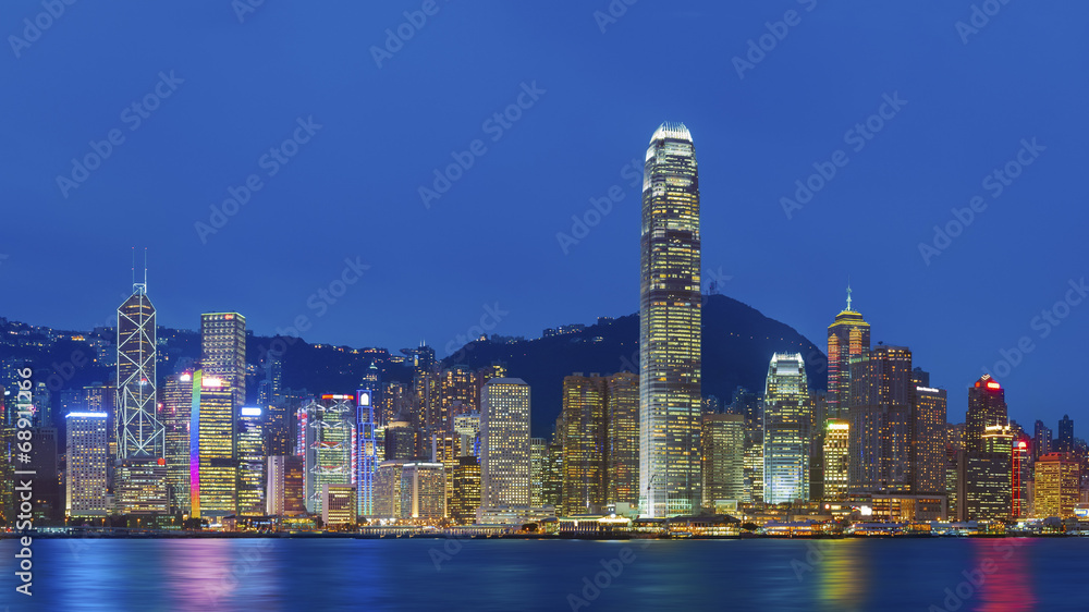 Victoria Harbor of Hong Kong