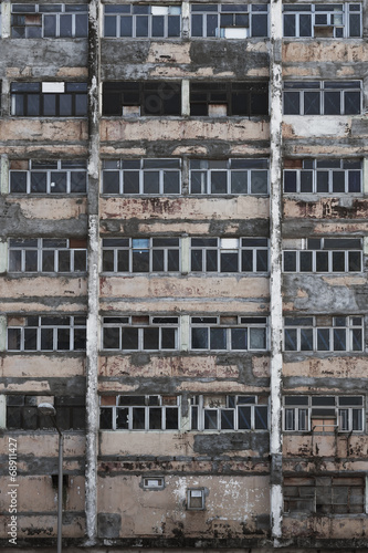 Abandoned residential building in Hong Kong