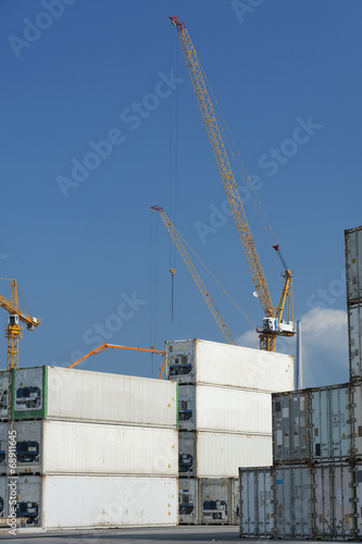 Stack of Cargo Containers