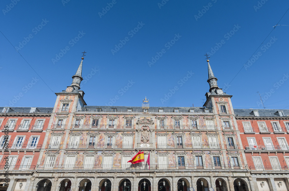 Obraz premium The Plaza Mayor square in Madrid, Spain.
