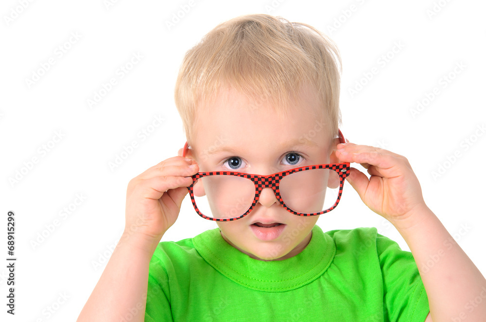 cute boy with glasses in green t-shirt cute boy with glasses in green t-shirt