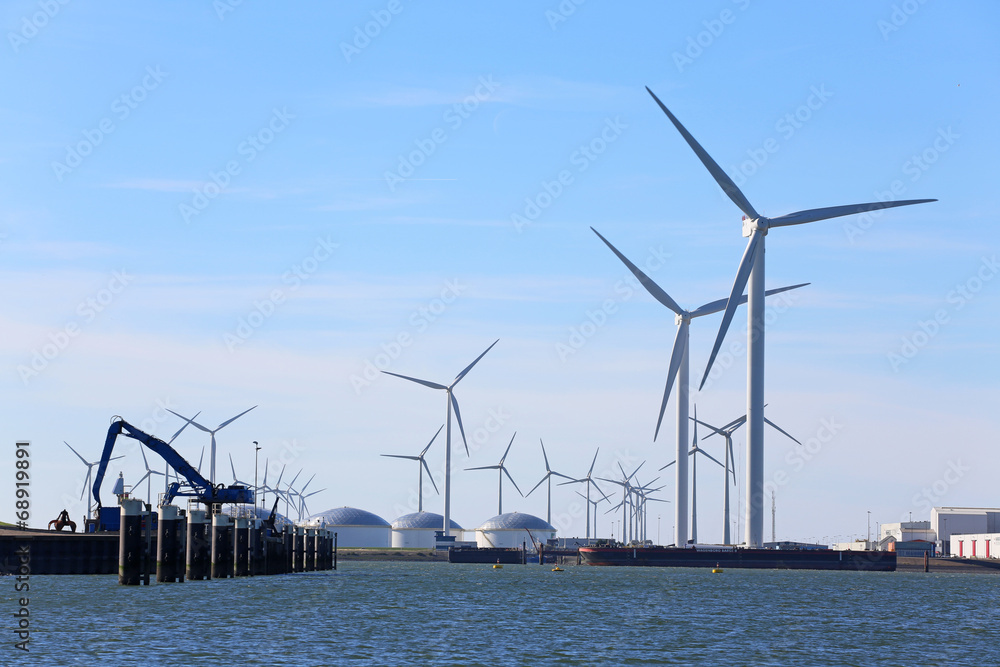 Windturbinen in Eemshaven