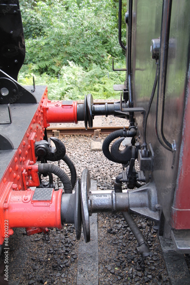 The Connections From a Steam Engine to a Carriage. The Connections From a Steam Engine to a Carriage.