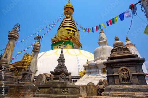 Swayambhunath temple in Kathmandu, Nepal