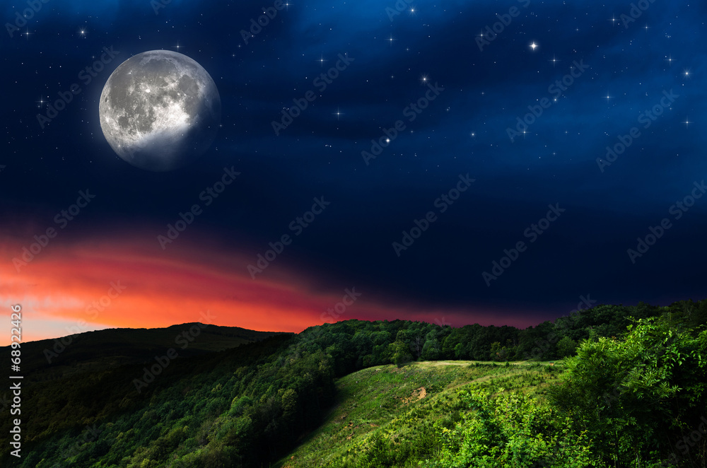 Night background. Elements of this image furnished by NASA. Night background. Elements of this image furnished by NASA.