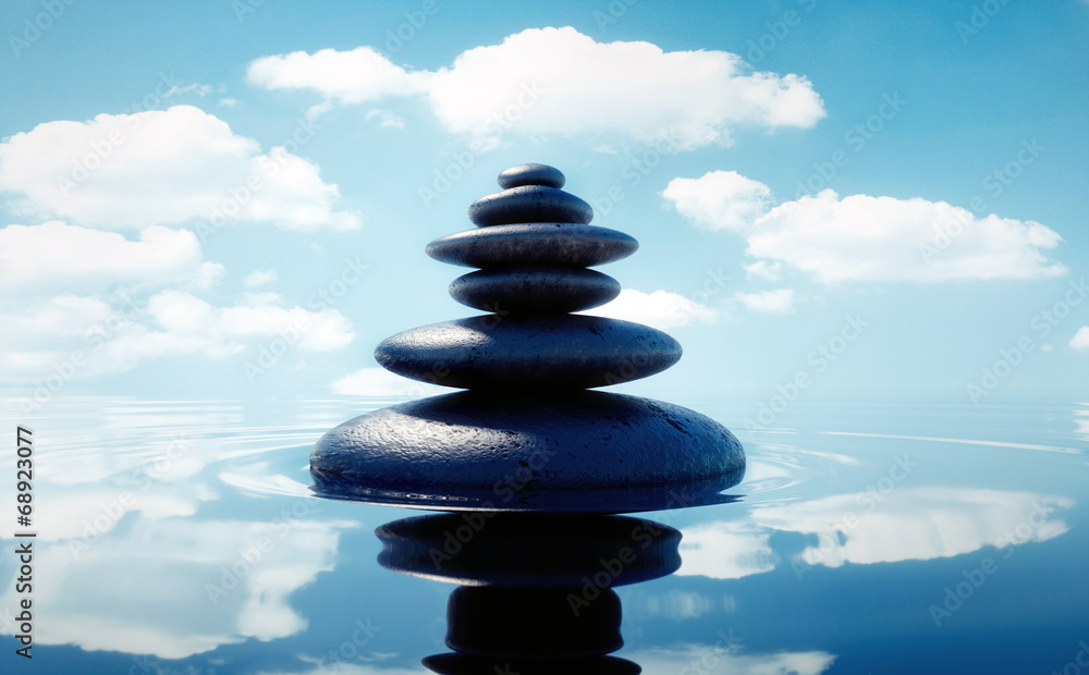 Fototapeta premium Zen-Steinturm