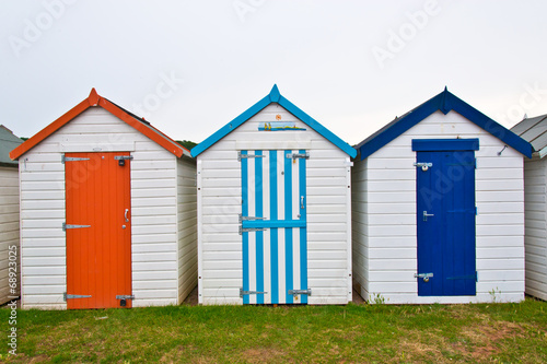 Colored Beach Huts © mubus