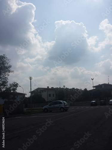 Billede på lærred Sky in abano terme