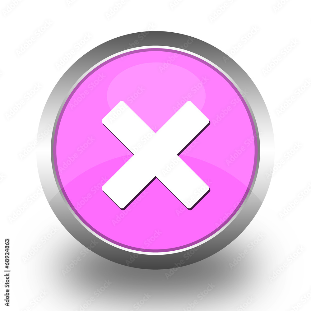 Obraz premium ICONES RONDES COLLECTION ROSE