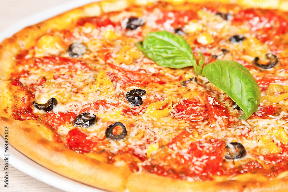 Spicy pepperoni pizza Spicy pepperoni pizza