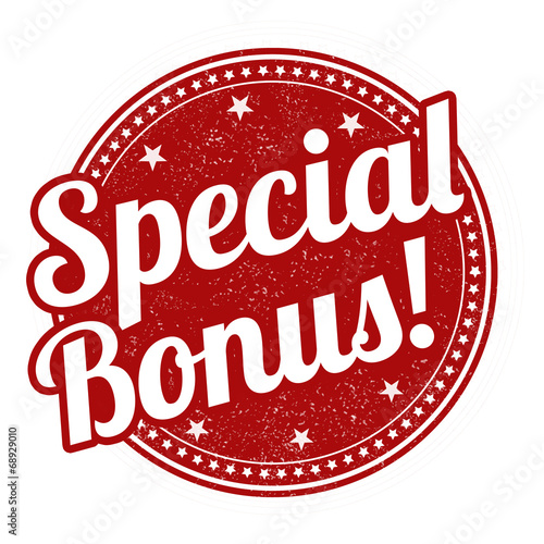 Special bonus stamp