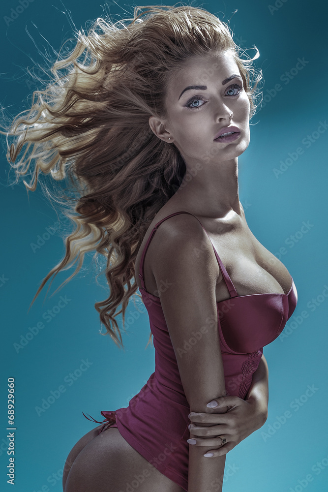 Attractive sexy lady posing