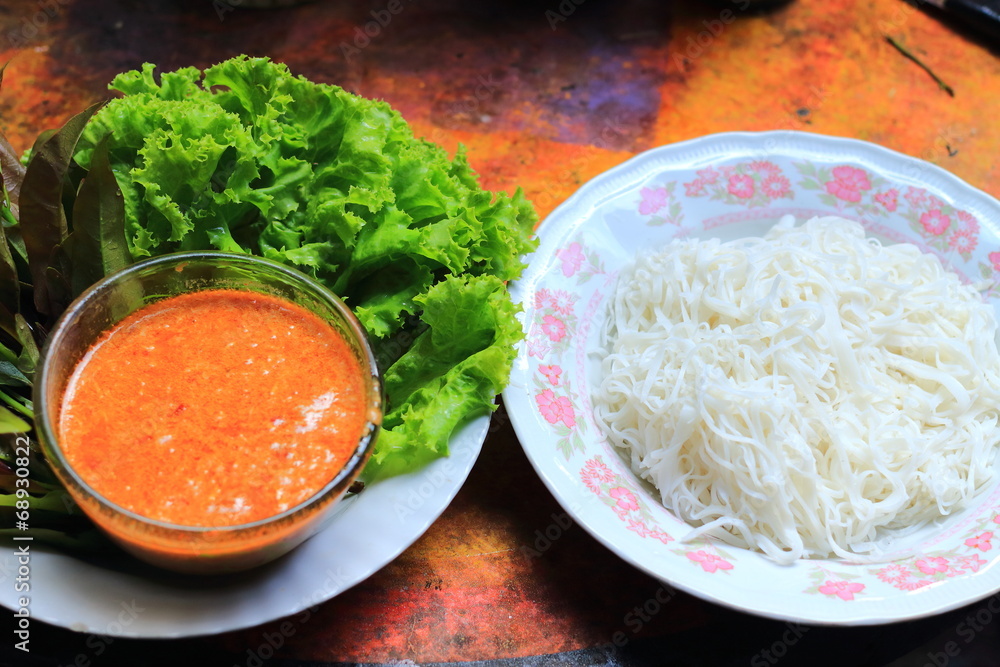 coconut rice noodle coconut rice noodle