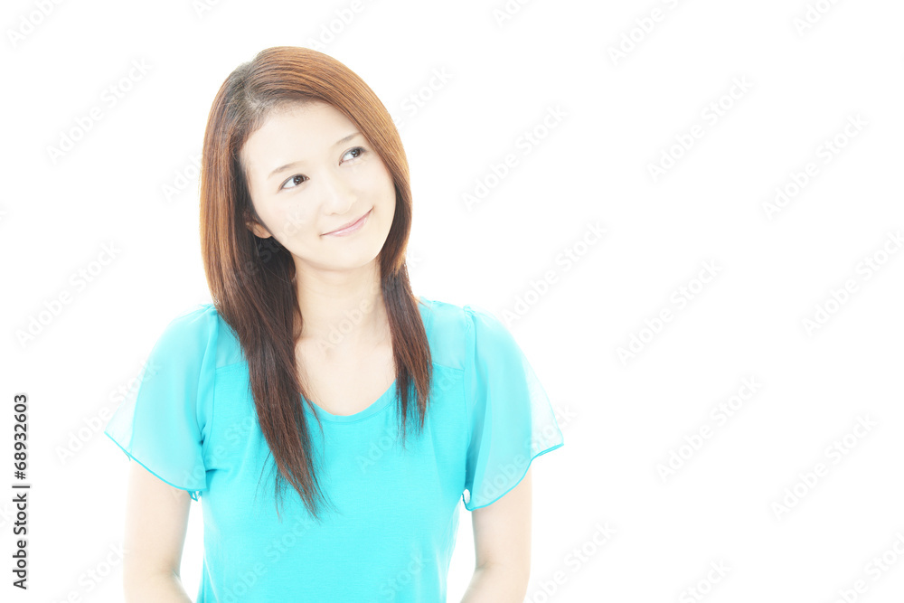 笑顔の女性 笑顔の女性