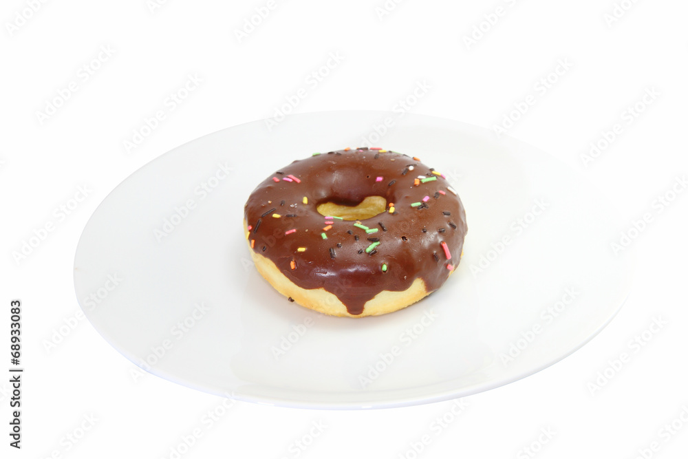 Donut chocolate on Disk Donut chocolate on Disk
