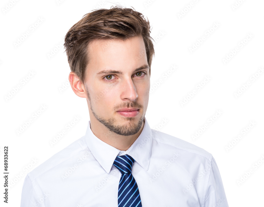 Caucasian businessman portrait Caucasian businessman portrait