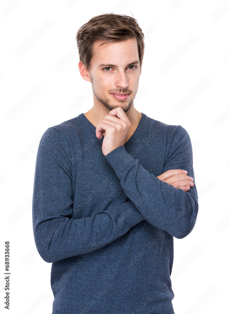 Handsome caucasian man portrait Handsome caucasian man portrait
